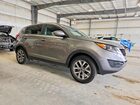 2016 Kia Sportage Lx Gray vin: KNDPBCAC1G7871591