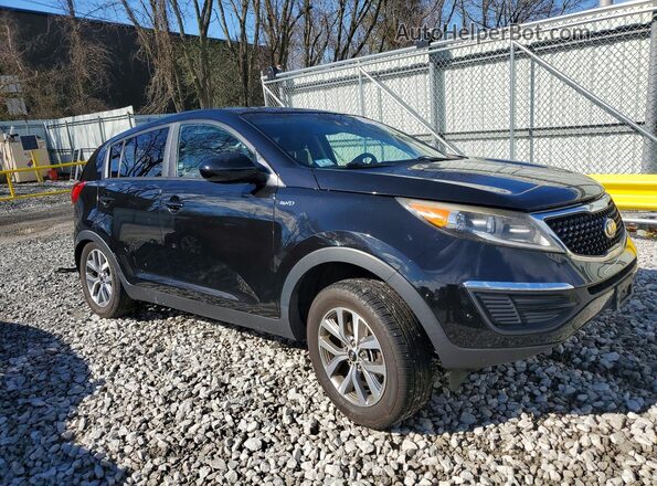 KNDPBCAC3G7829584 2016 KIA SPORTAGE Black Przód prawy