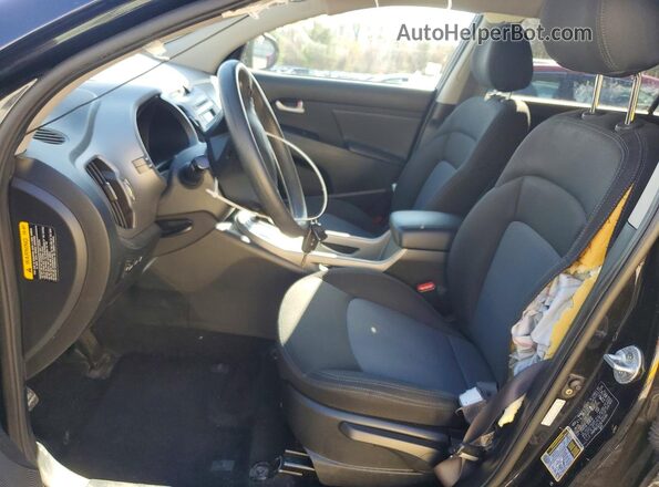 KNDPBCAC3G7829584 2016 KIA SPORTAGE Black Widok wnętrza z przodu