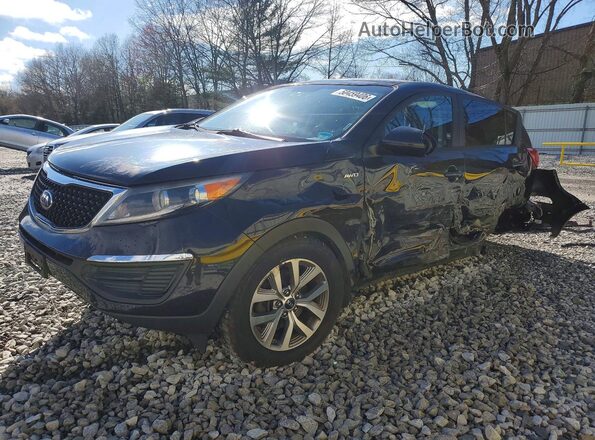 KNDPBCAC3G7829584 2016 KIA SPORTAGE Black Przód lewy