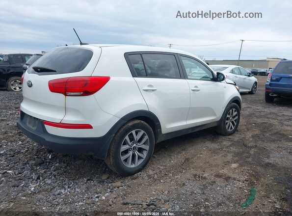 KNDPBCAC5G7811426 2016 KIA SPORTAGE Белый Задняя правая четверть