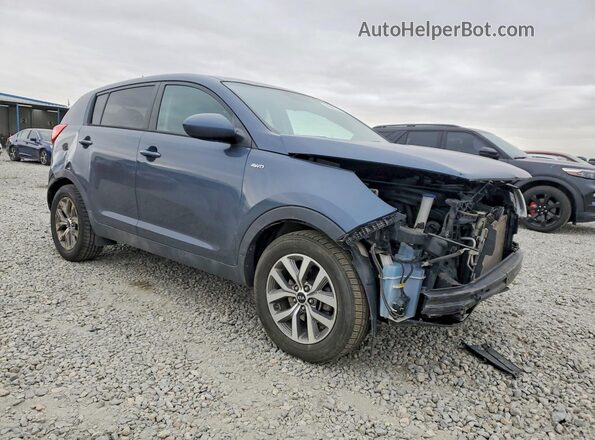 KNDPBCAC8G7879333 2016 KIA SPORTAGE Blue Delantero derecho