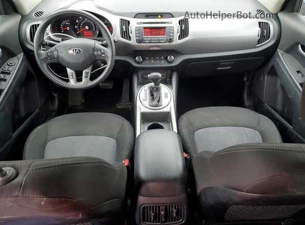 KNDPBCAC8G7879333 2016 KIA SPORTAGE Blue Vista del salpicadero