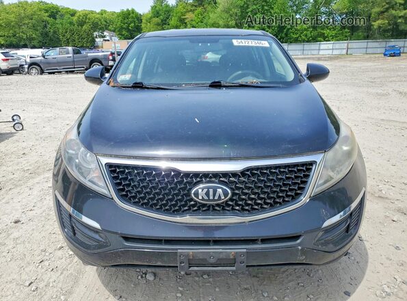 KNDPBCACXG7864798 2016 KIA SPORTAGE Black Դիմացի տեսք