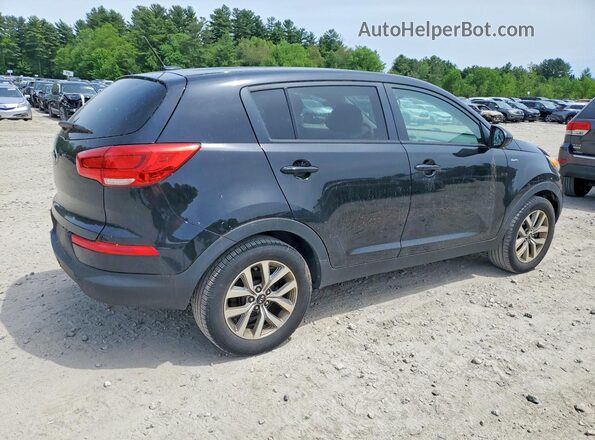 KNDPBCACXG7864798 2016 KIA SPORTAGE Black Հետևի աջ