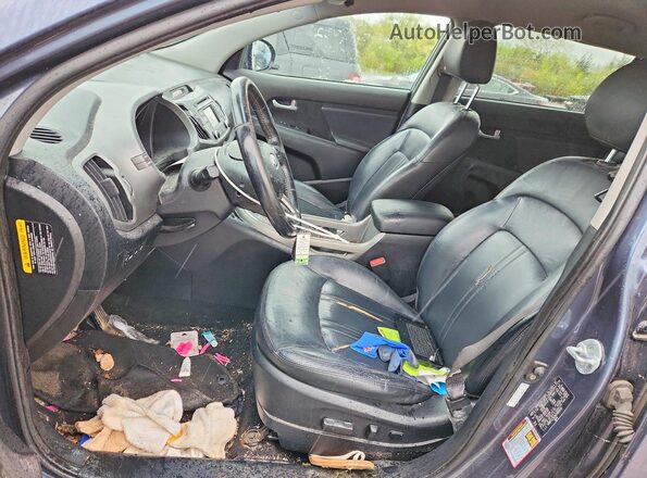 KNDPCCAC6G7803591 2016 KIA SPORTAGE Blue Вид салону спереду
