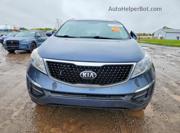 KNDPCCAC6G7803591 2016 KIA SPORTAGE Blue Вид спереду