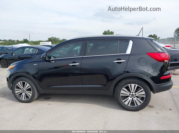 KNDPCCAC9G7874381 2016 KIA SPORTAGE Black Widok wnętrza 360 stopni