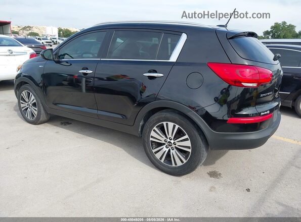 KNDPCCAC9G7874381 2016 KIA SPORTAGE Black Tył lewy