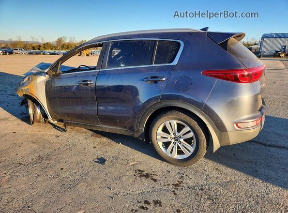 KNDPM3AC0H7248054 2017 KIA SPORTAGE Синий Задняя левая четверть