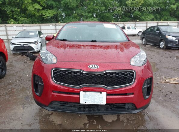KNDPM3AC0K7493380 2019 KIA SPORTAGE Red Widok zestawu wskaźników