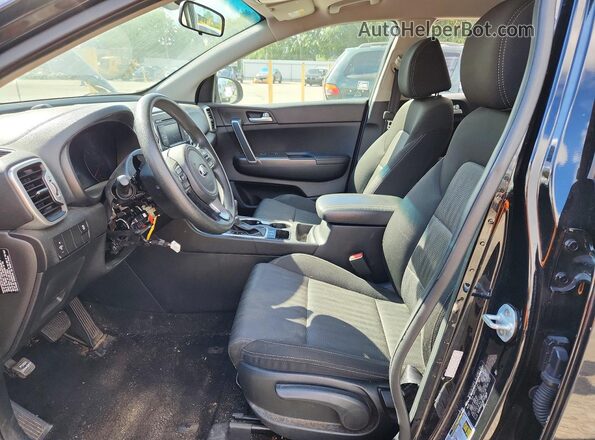 KNDPM3AC0K7526426 2019 KIA SPORTAGE Черный Вид салона спереди