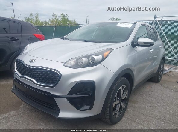 KNDPM3AC0M7849751 2021 KIA SPORTAGE Silver Vista tres cuartos delantera izquierda