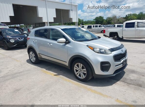 KNDPM3AC1J7484606 2018 KIA SPORTAGE Серебряный Передняя правая четверть