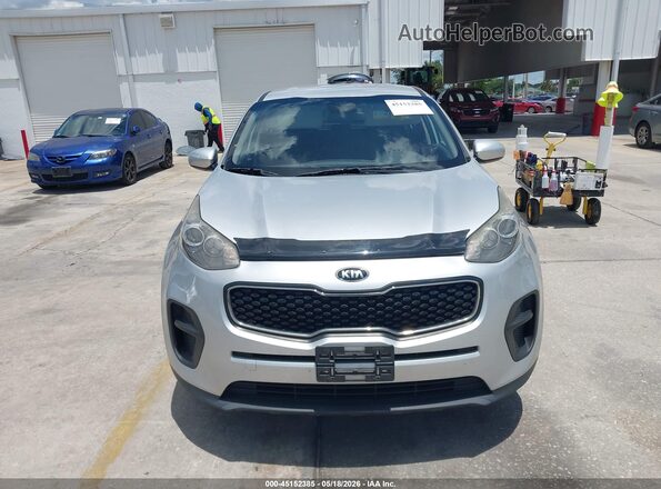 KNDPM3AC1J7484606 2018 KIA SPORTAGE Серебряный Вид щитка приборов