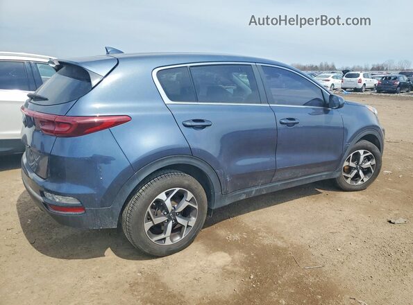 KNDPM3AC1L7703566 2020 KIA SPORTAGE Синий Задняя правая четверть