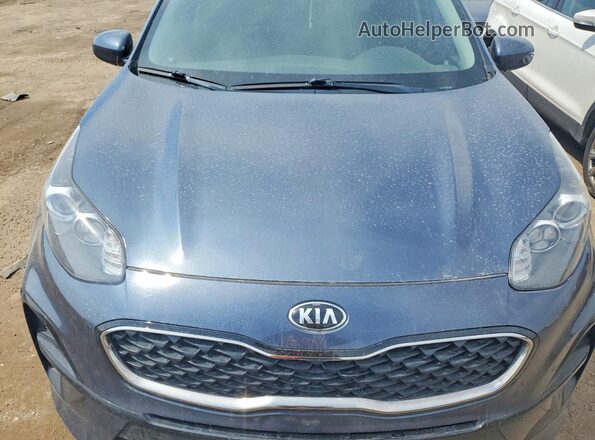 KNDPM3AC1L7703566 2020 KIA SPORTAGE Синий Вид задней части салона