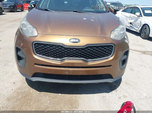 KNDPM3AC2J7314352 2018 KIA SPORTAGE Dark Brown Вид спереди