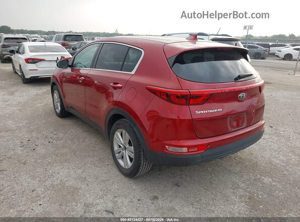 KNDPM3AC2J7459231 2018 KIA SPORTAGE Red Rear left