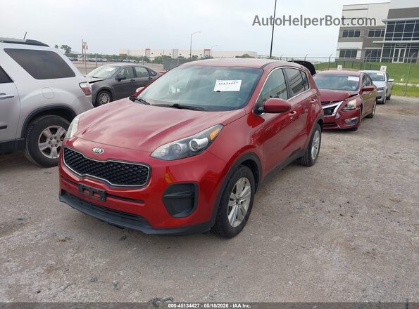 KNDPM3AC2J7459231 2018 KIA SPORTAGE Red Front left