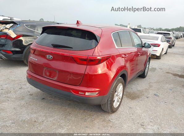 KNDPM3AC2J7459231 2018 KIA SPORTAGE Red Rear right