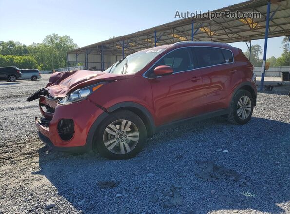 KNDPM3AC2K7526248 2019 KIA SPORTAGE Red Przód lewy