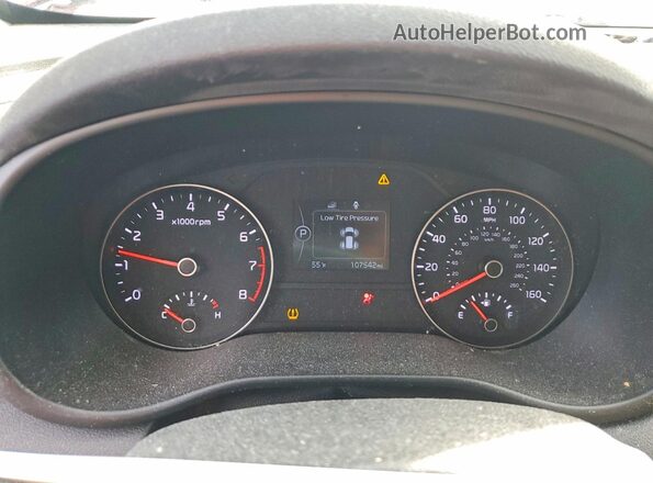 KNDPM3AC2K7526248 2019 KIA SPORTAGE Red Widok zestawu wskaźników