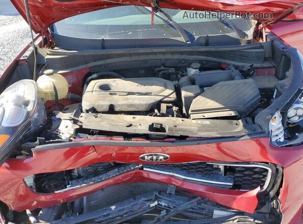 KNDPM3AC2K7526248 2019 KIA SPORTAGE Red Widok wnętrza z tyłu