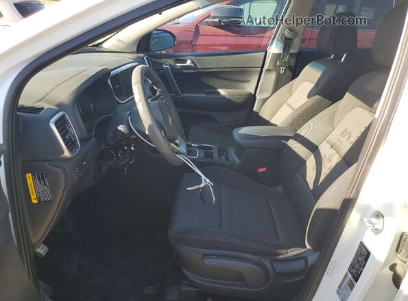 KNDPM3AC2M7922506 2021 KIA SPORTAGE White Вид салону спереду