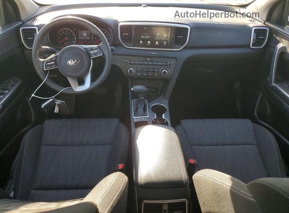 KNDPM3AC2M7922506 2021 KIA SPORTAGE White Вид панелі приладів
