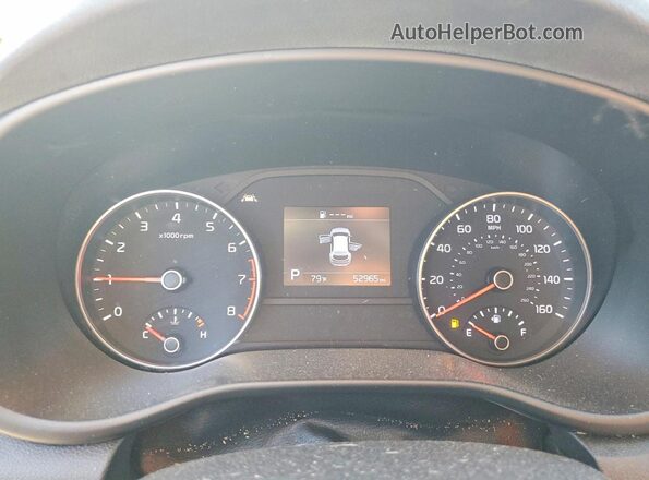 KNDPM3AC2M7922506 2021 KIA SPORTAGE White Вид щитка приладів