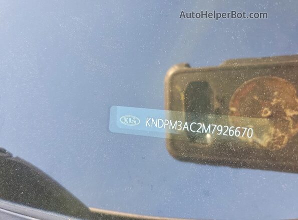 KNDPM3AC2M7926670 2021 KIA SPORTAGE Серебряный Вид наклейки с VIN-кодом
