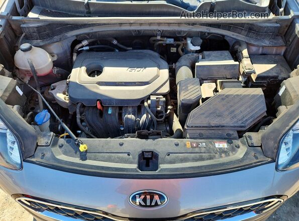 KNDPM3AC2M7934526 2021 KIA SPORTAGE Gray Rear interior view