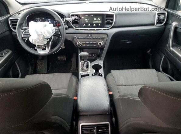 KNDPM3AC2N7997840 2022 KIA SPORTAGE Black Widok deski rozdzielczej