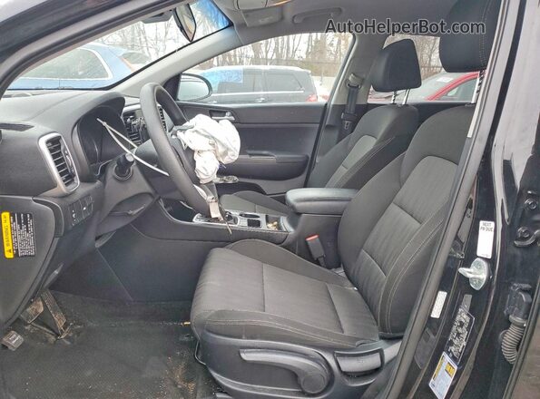 KNDPM3AC2N7997840 2022 KIA SPORTAGE Black Widok wnętrza z przodu