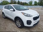 2019 Kia Sportage Lx White vin: KNDPM3AC3K7507272
