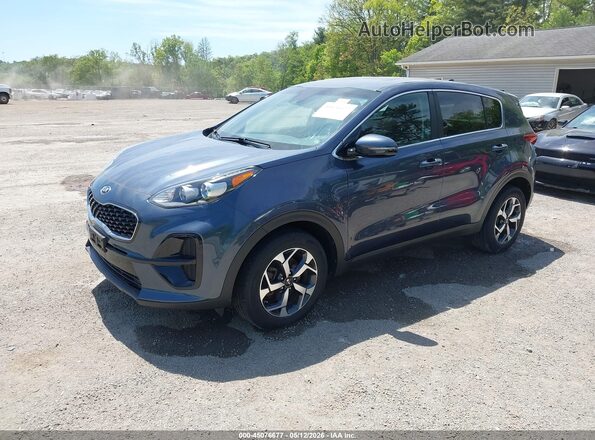 KNDPM3AC3L7648148 2020 KIA SPORTAGE Синий Передняя левая четверть