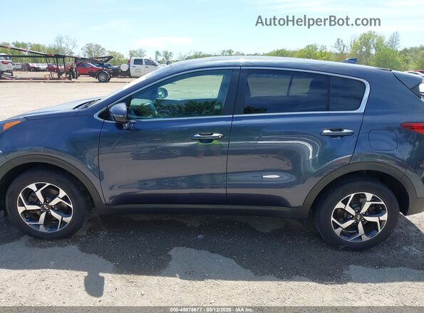 KNDPM3AC3L7648148 2020 KIA SPORTAGE Синий Панорамный вид салона 360°