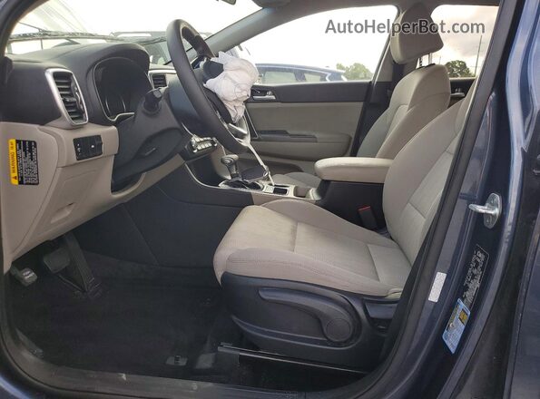 KNDPM3AC3N7009710 2022 KIA SPORTAGE Blue წინა სალონის ხედი
