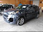 2017 Kia Sportage Lx Gray vin: KNDPM3AC4H7081360