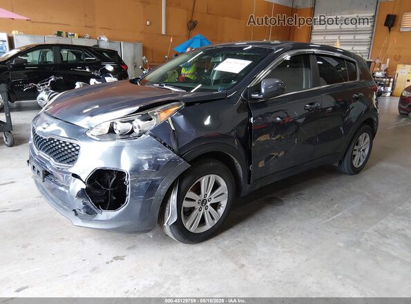 KNDPM3AC4H7081360 2017 KIA SPORTAGE Gray წინა მარცხენა ხედი სამი მეოთხედიდან