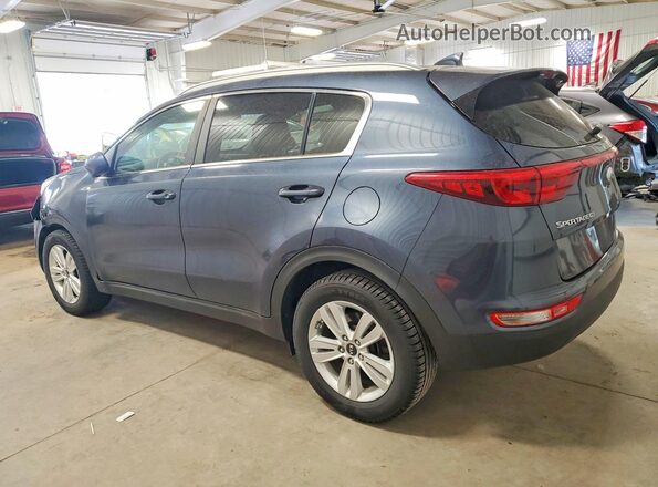 KNDPM3AC4H7209869 2017 KIA SPORTAGE Синий Задняя левая четверть