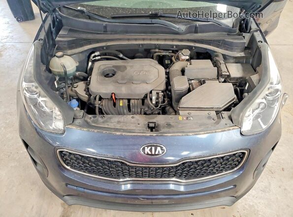 KNDPM3AC4H7209869 2017 KIA SPORTAGE Синий Вид подкапотного пространства