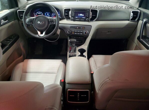 KNDPM3AC4H7209869 2017 KIA SPORTAGE Синий Вид панели приборов