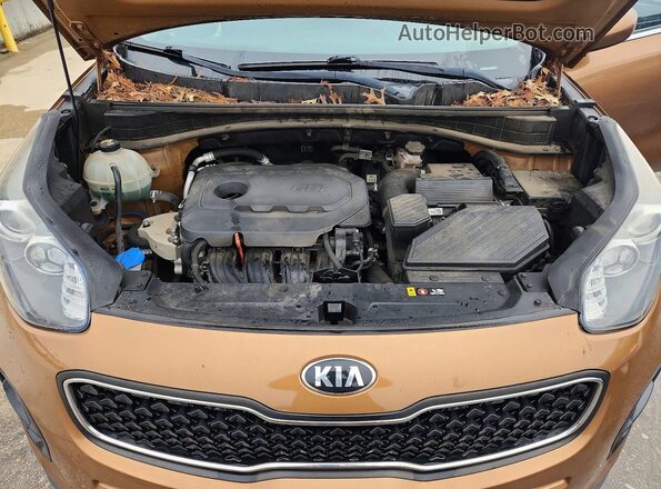 KNDPM3AC4K7593949 2019 KIA SPORTAGE Gold Widok komory silnika