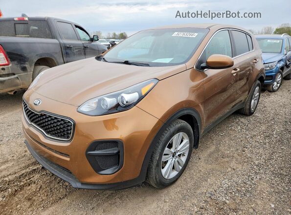 KNDPM3AC4K7595927 2019 KIA SPORTAGE Коричневый Передняя левая четверть