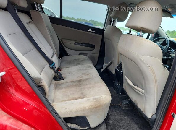 KNDPM3AC4L7726257 2020 KIA SPORTAGE Red Vista interior trasera