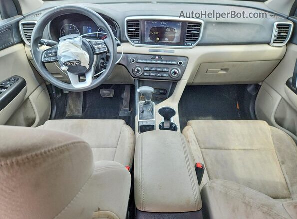 KNDPM3AC4L7726257 2020 KIA SPORTAGE Red Vista del salpicadero