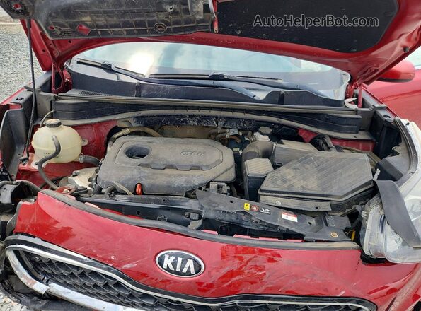 KNDPM3AC4L7726257 2020 KIA SPORTAGE Red Vista del compartimento del motor