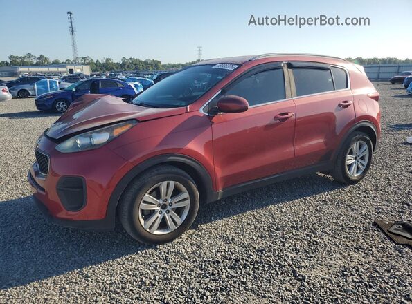 KNDPM3AC5J7462673 2018 KIA SPORTAGE Red წინა მარცხენა ხედი სამი მეოთხედიდან